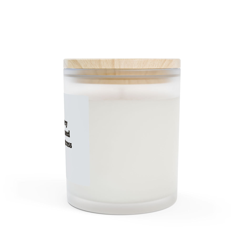 Aromatherapy Candle — "Light Every Time You Need to Relieve Stress" Frosted Glass 11oz