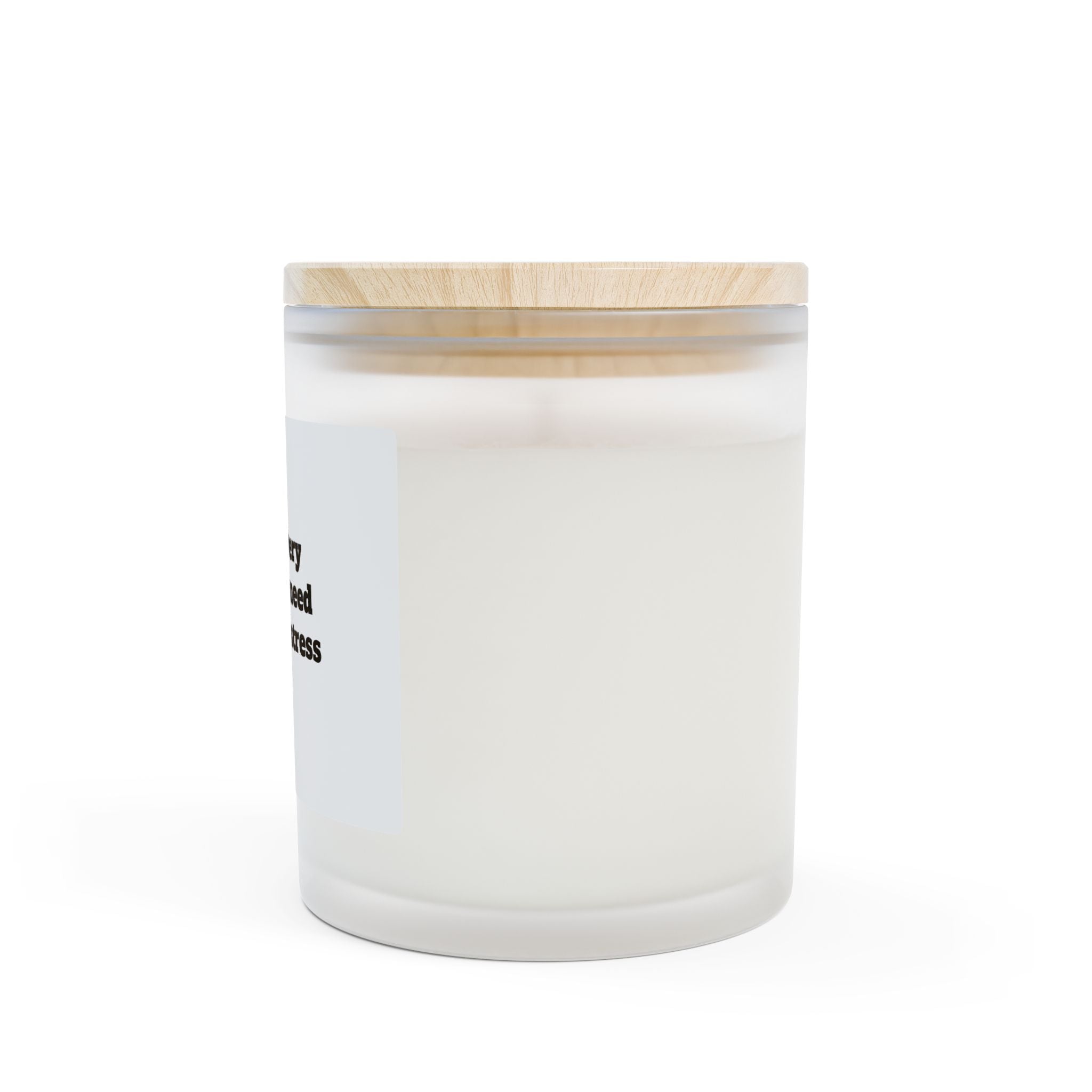 Aromatherapy Candle — "Light Every Time You Need to Relieve Stress" Frosted Glass 11oz